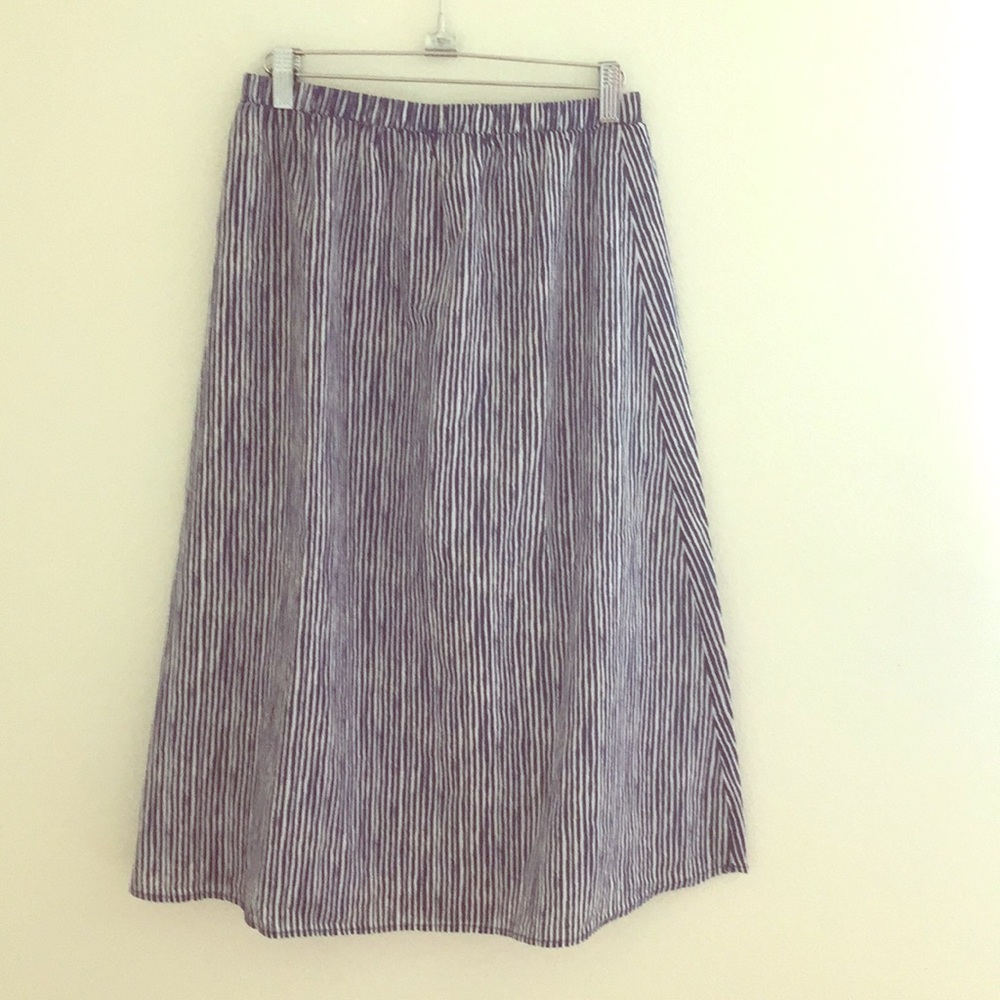 Gap cotton striped skirt Size S